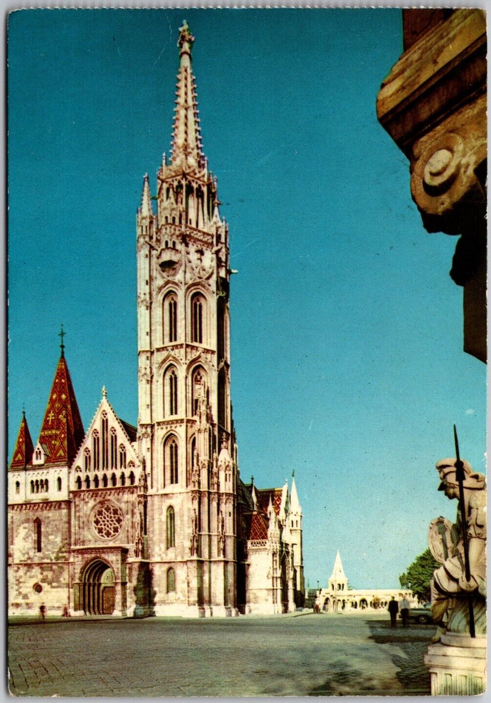 Postcard: Budapest, Matthias Church - Historical Landmark, Hungary A103
