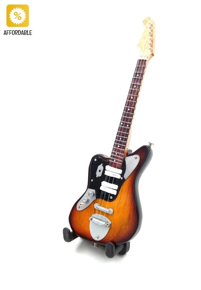 Mini Guitar Kurt Cobain Style 15CM Wood Accesories Gift For Guitarist Musician