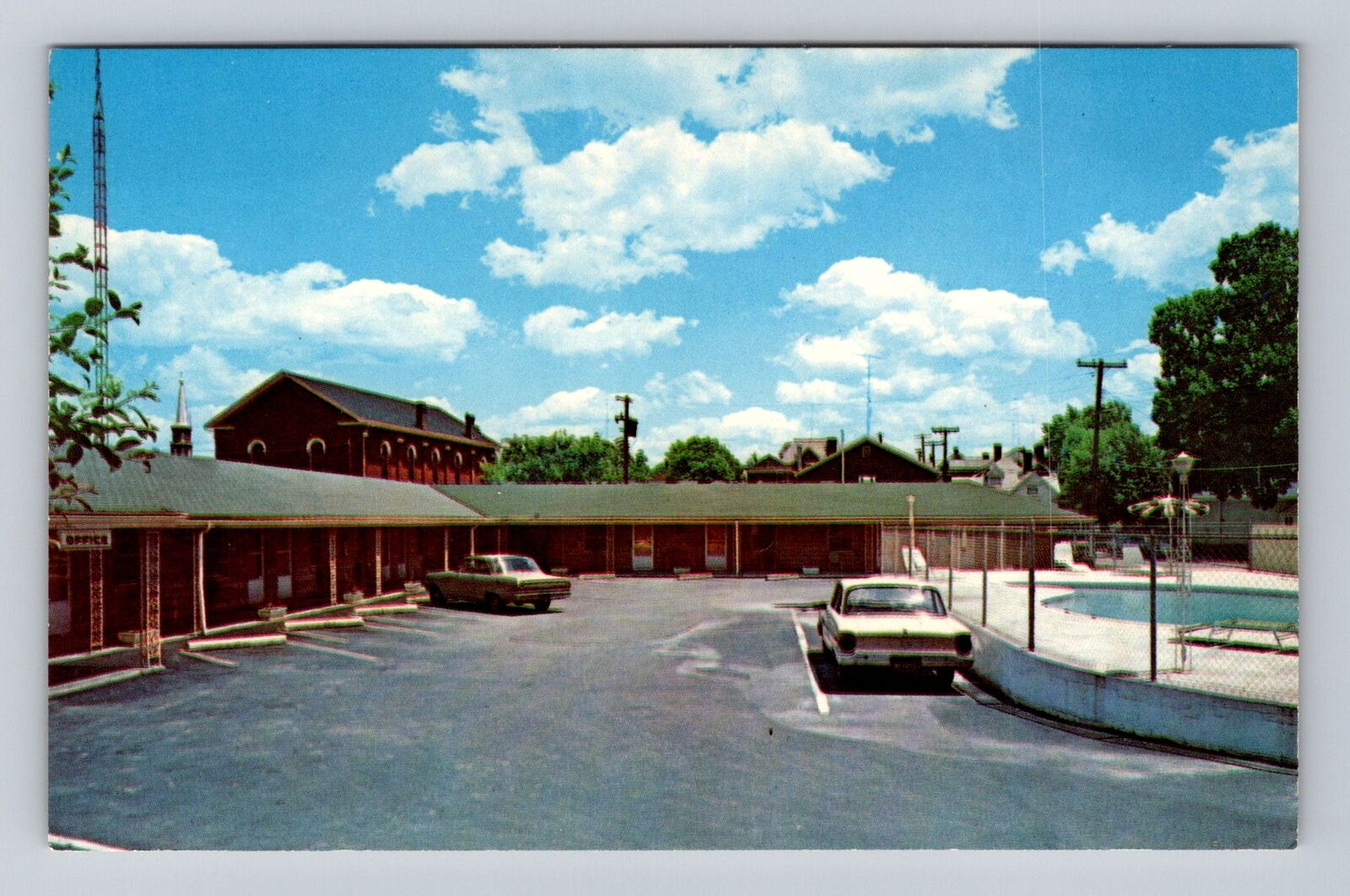 Paris KY-Kentucky, Craycraft Motel Advertising, Vintage Souvenir Postcard