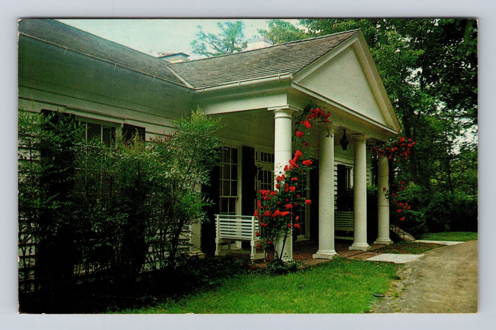 Warm Springs GA-Georgia, Roosevelt\'s Little White House, Vintage c1972 Postcard