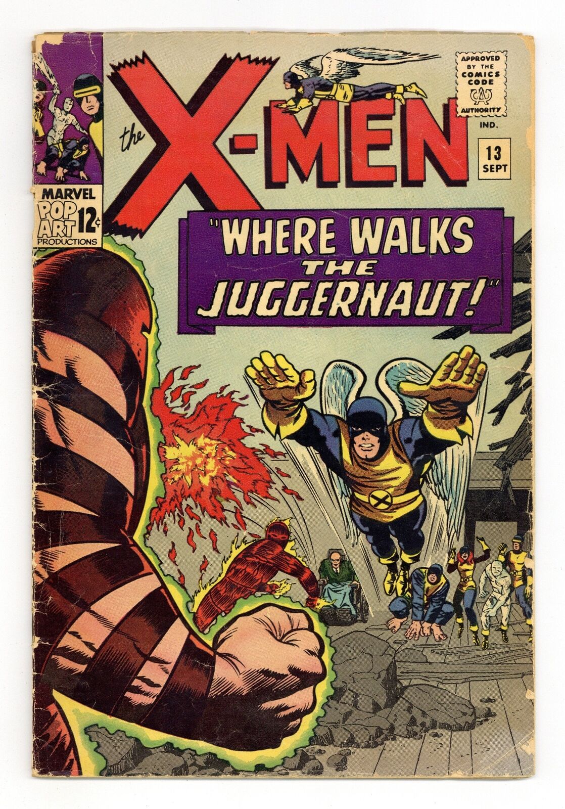 Uncanny X-Men #13 GD+ 2.5 1965