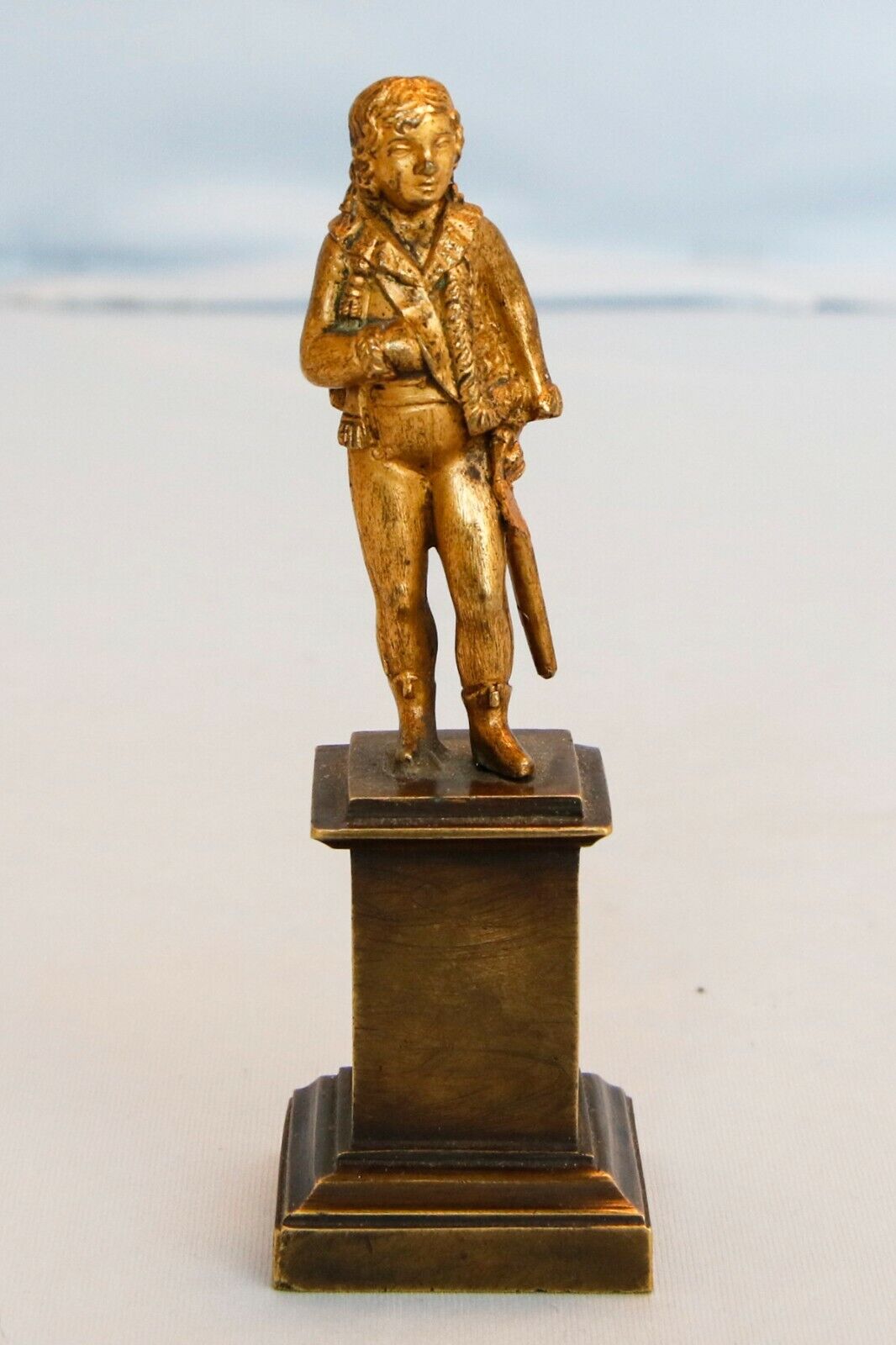 Antique Gilded Bronze Figure Statue French Napoleon Marshal Joachim Murat
