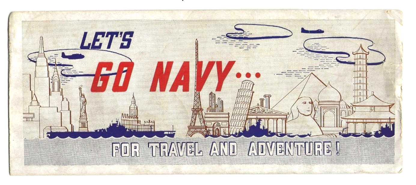 Let\'s Go Navy-Advertising Ink Blotter