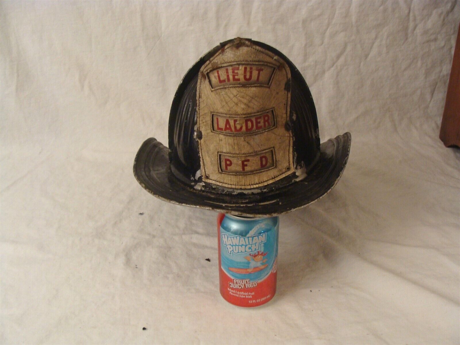 Antique Cairns & Bros NY Plaineville Mass Metal Fire Helmet #2