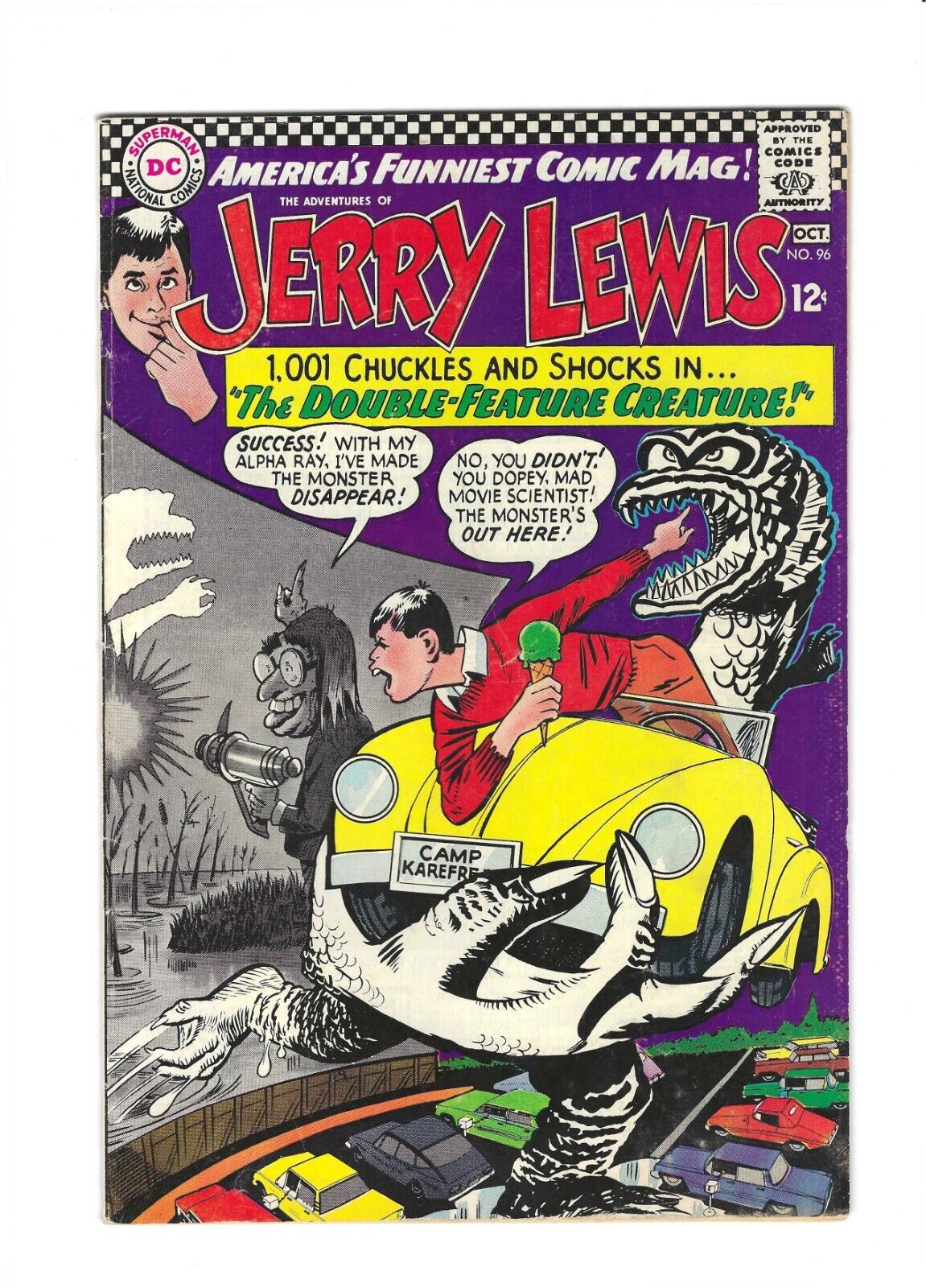 The Adventures of Jerry Lewis #96: Dry Cleaned: Pressed: Bagged: Boarded: F-VF 7