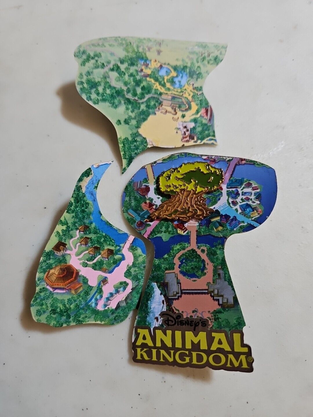 Disney WDW Animal Kingdom Atlas Cast Pins Partial Set  Please Read Description 