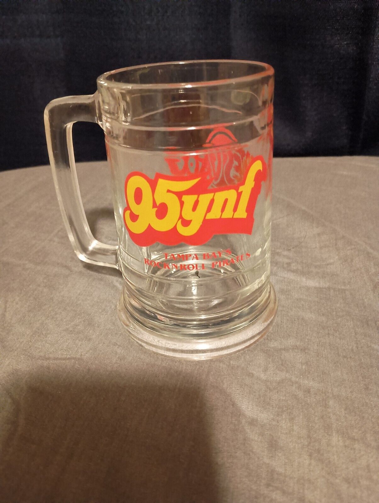 95ynf Vintage Pirates Grog Glass Mug, Hard To Find.