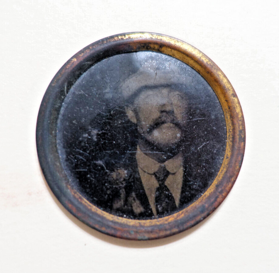 FERROTYPE of a MAN (Political?) in a 1¾\