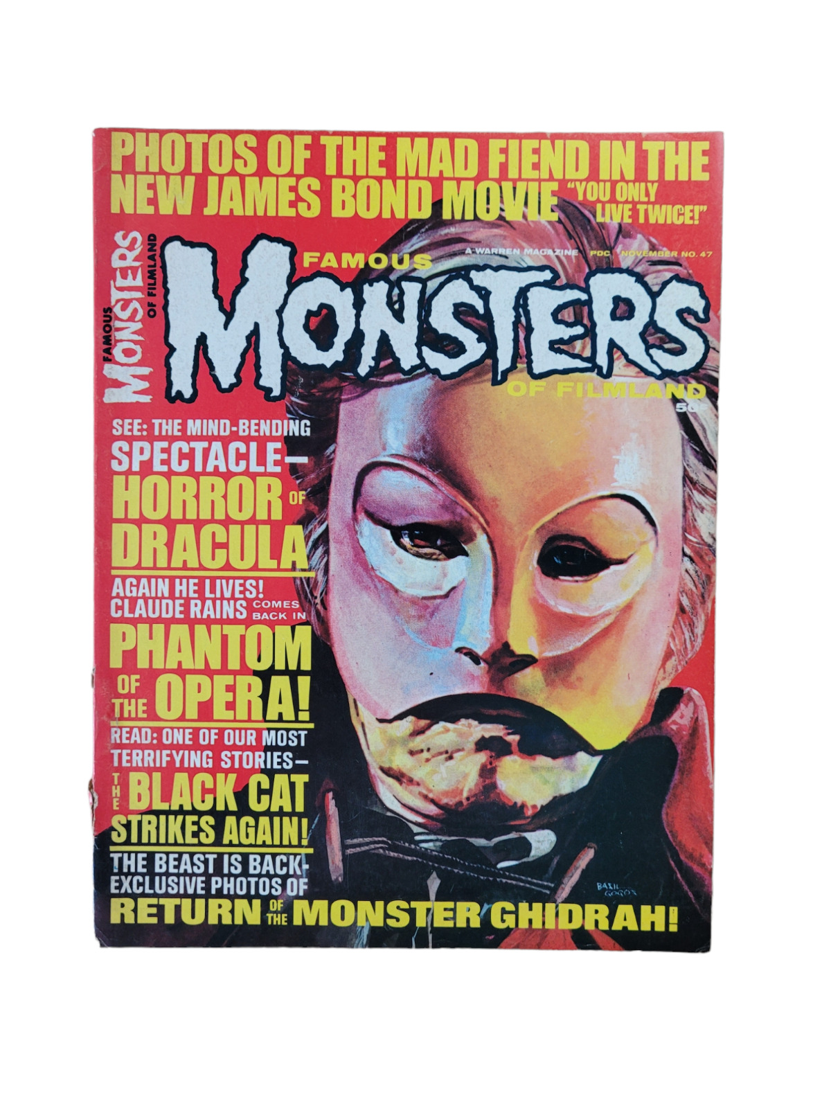 Warren Famous Monsters of Filmland - # 47 - 1967 - Phantom of the Opera Classic