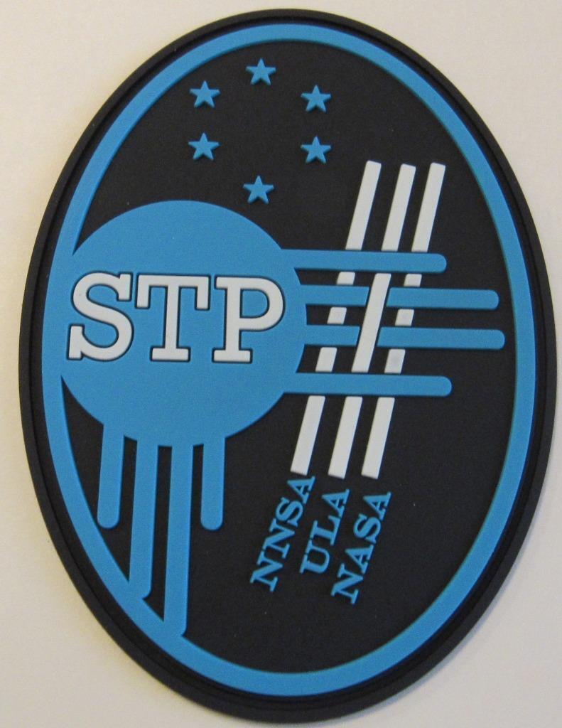 ATLAS V STP-III 1 ROPS USSF PATCH SPACE MISSION PVC MATERIAL WITH 3-D SURFACE