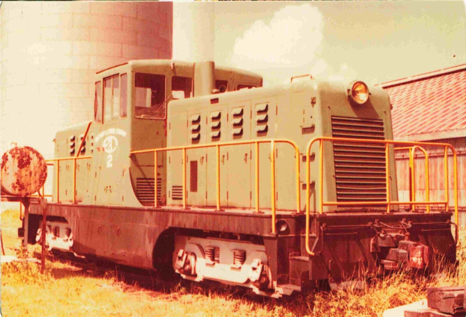80 Ton Ge Early & Daniel Sheldon Illinois Switcher Train Photo 4X6 #325