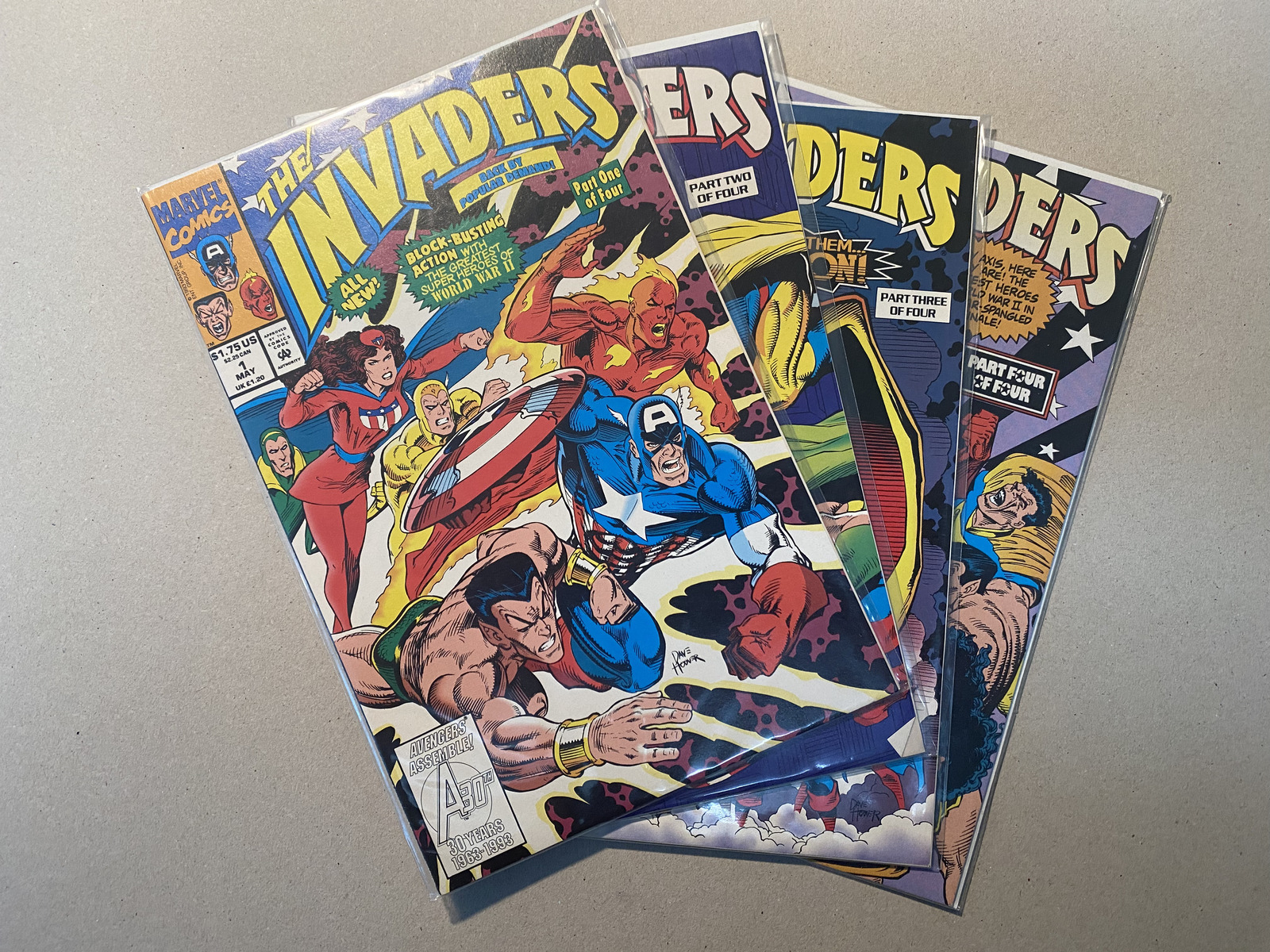 Marvel The Invaders Mini-Series NM 1993