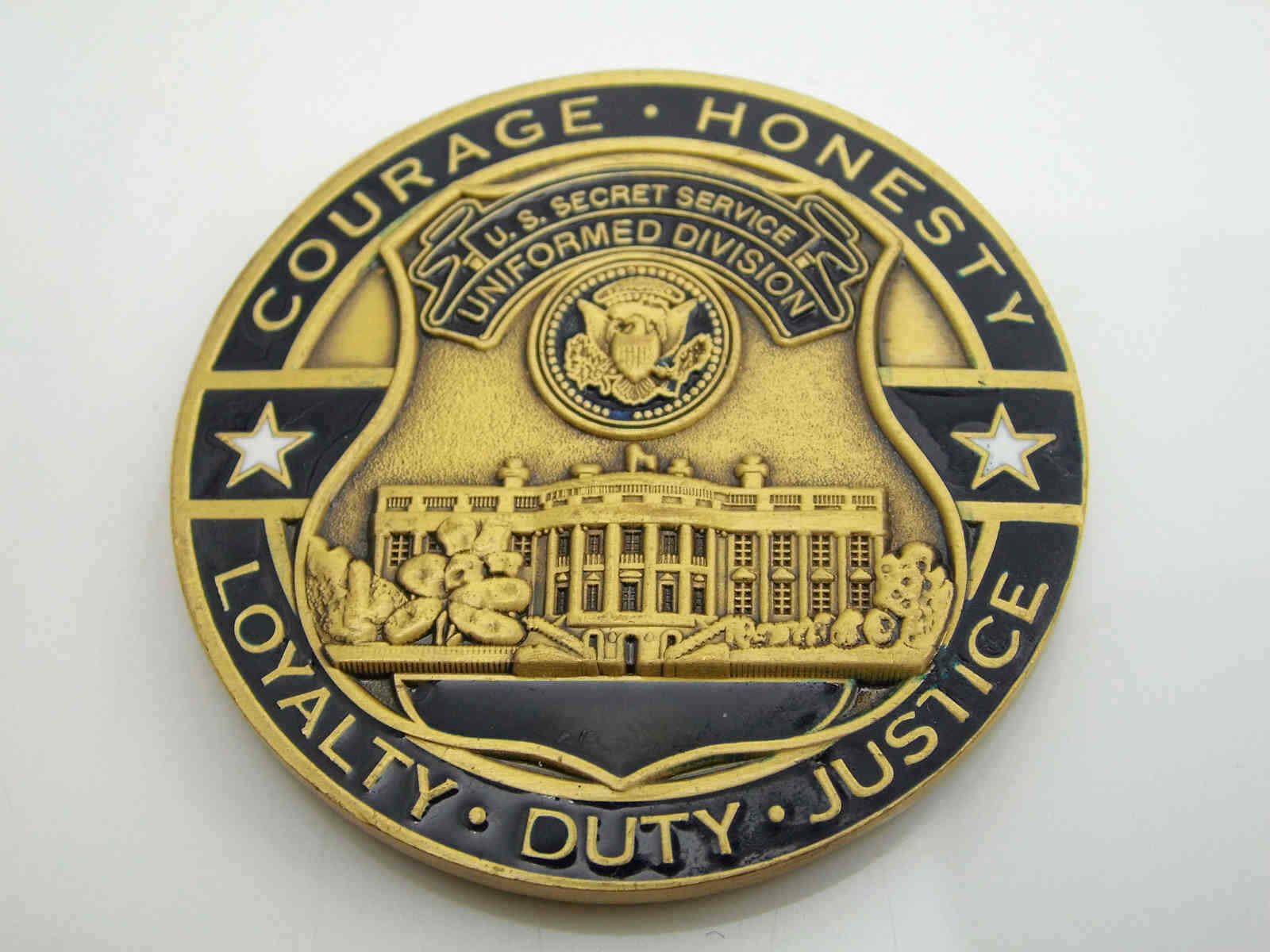 U.S. SECRET SERVICE UNIFORMED DIVISION OATH OF OFFICE CHALLENGE COIN