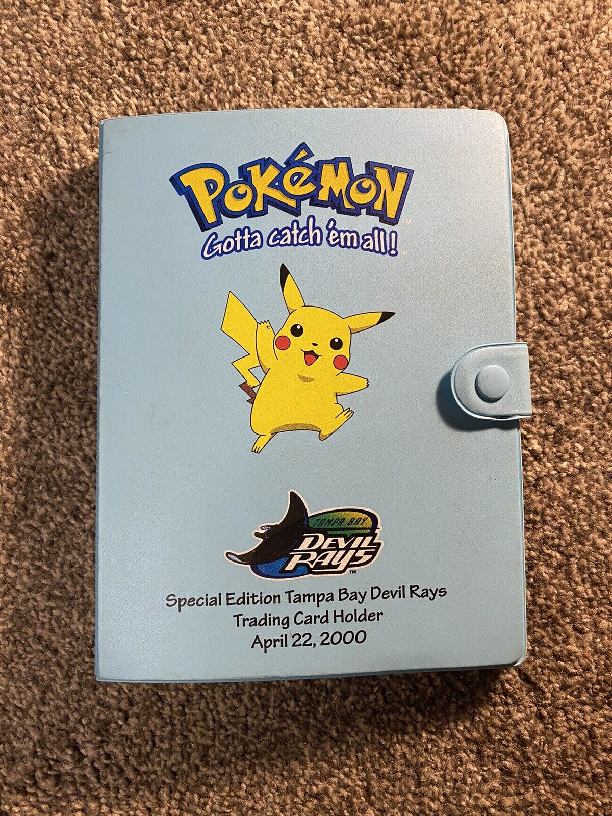 Extremely Rare Vintage Pokemon Binder Tampa Bay Devil Rays Special Edition