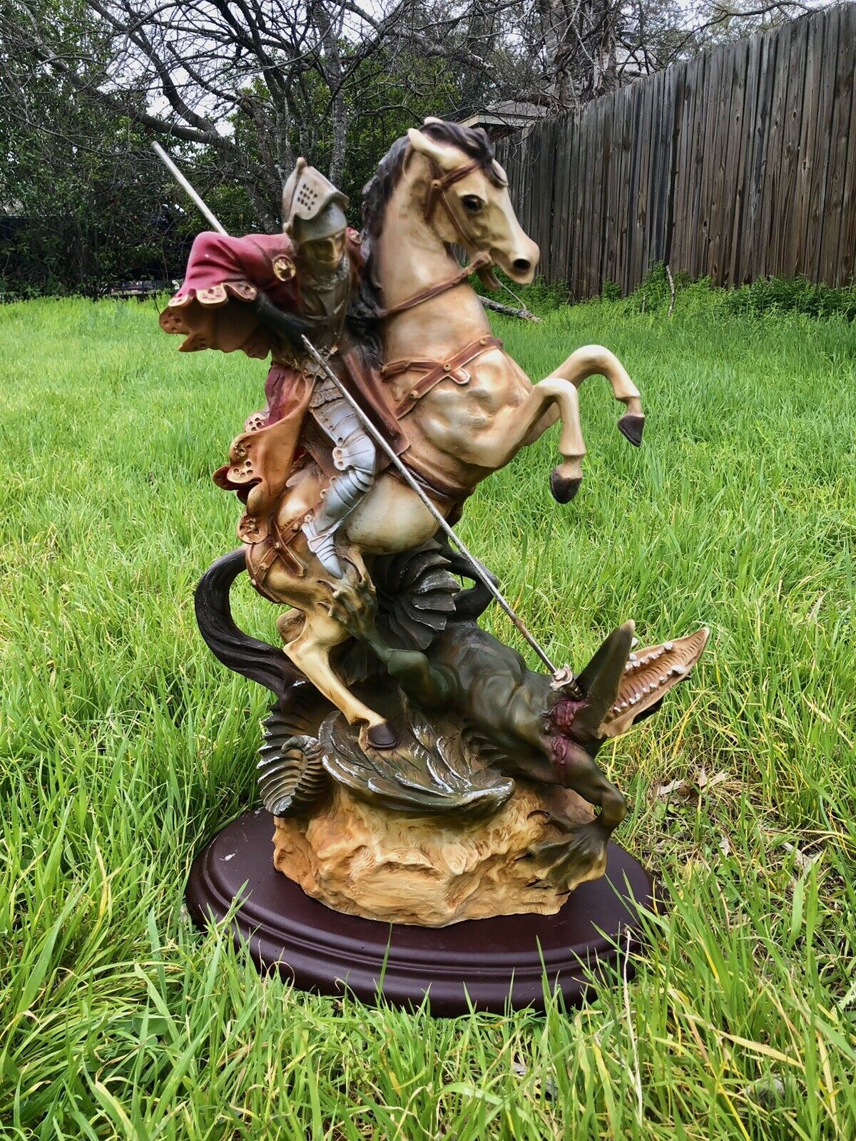 St George And The Dragon Relic Statue