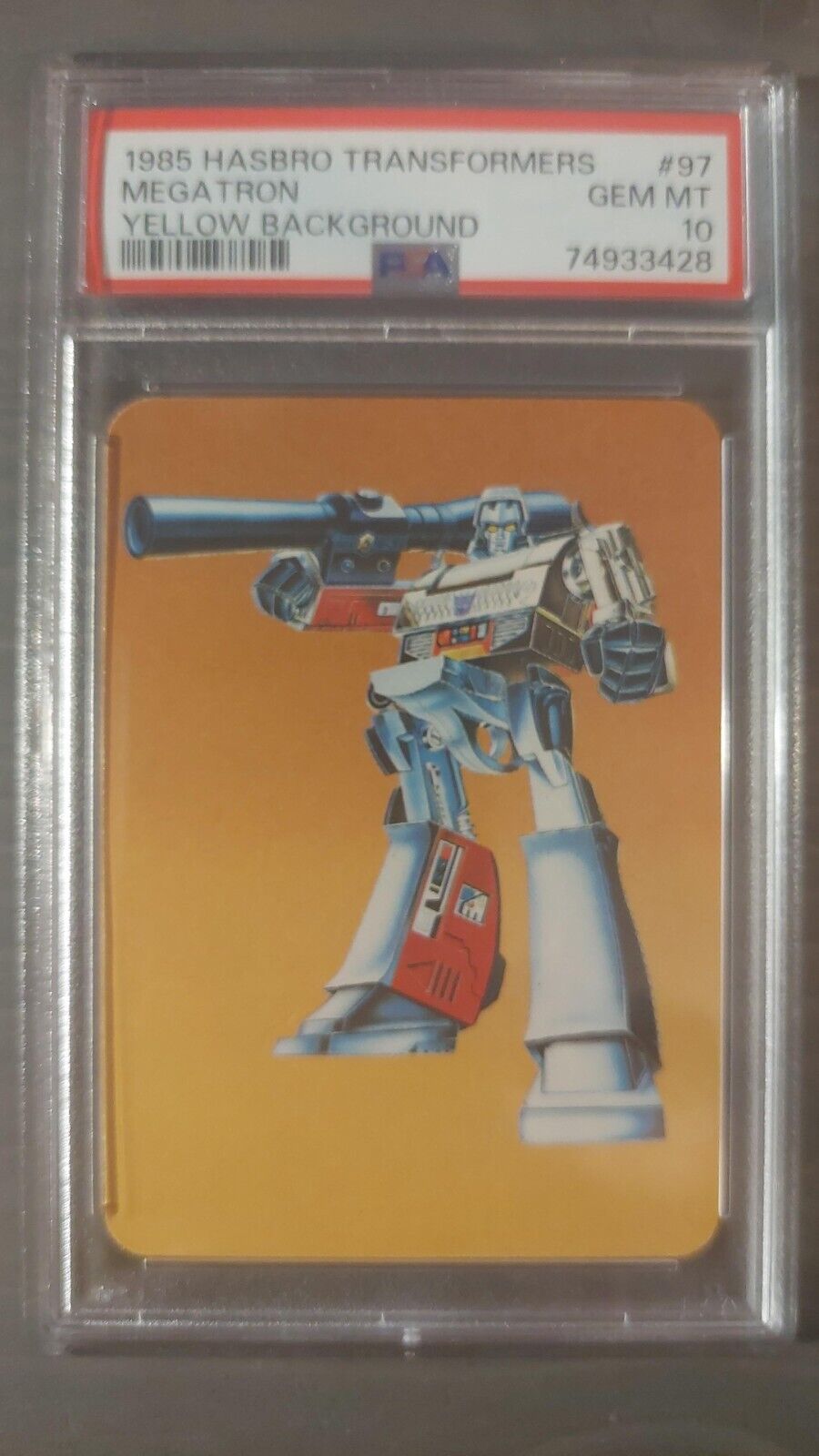 1985 Hasbro Transformers #97 Megatron PSA 10