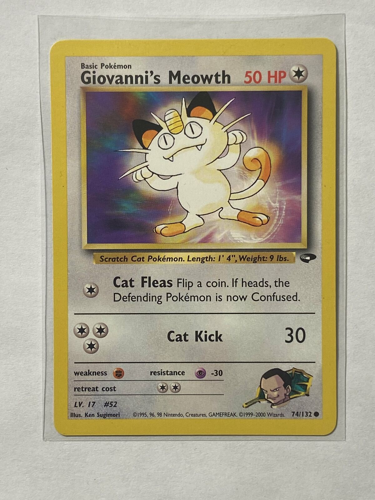 Giovanni\'s Meowth Near mint English  74/132