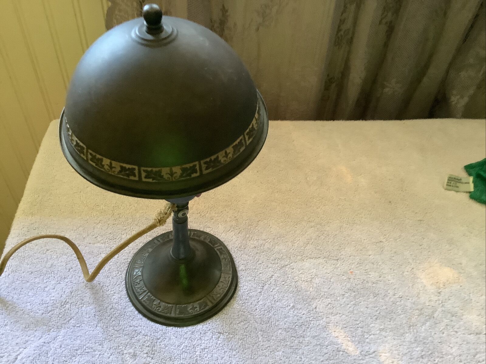 The Greist Mfg Co Desk Lamp Super Adjustable Antique Lighting New Haven Conn Vtg