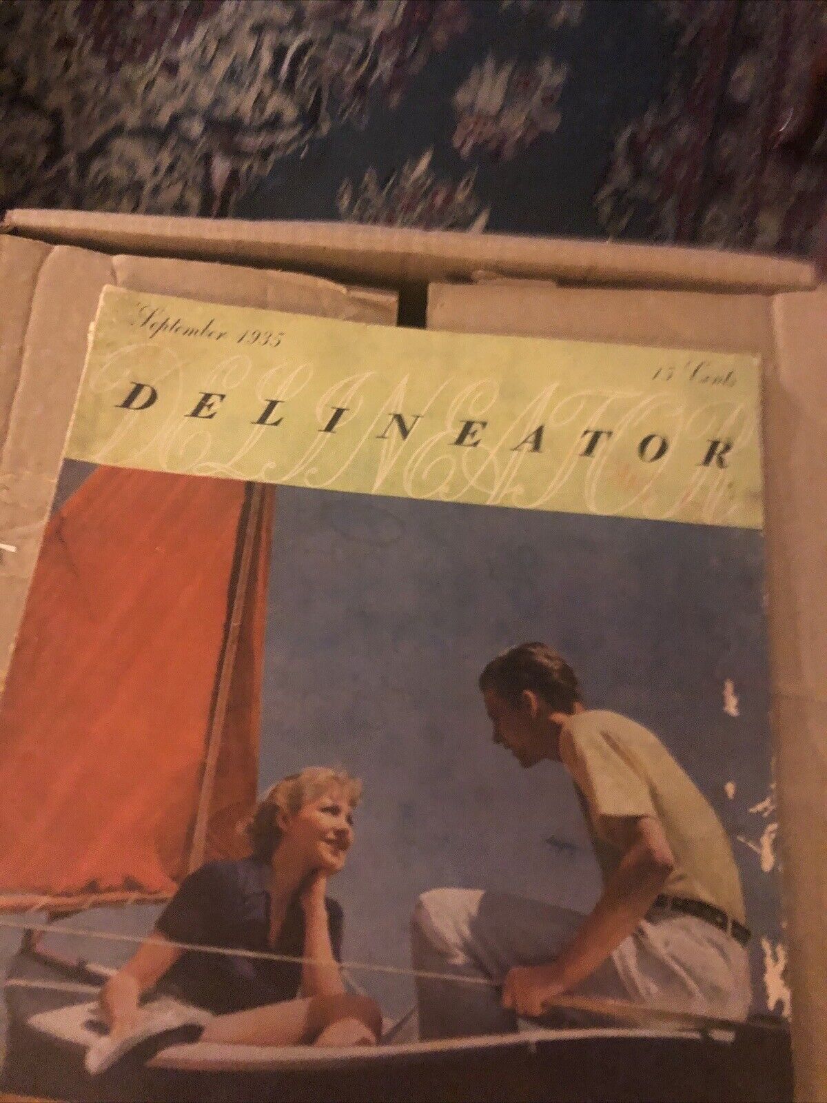 1935 SEPTEMBER DELINEATOR MAGAZINE - GREAT COVER, STORIES AND ADS - ST 3791