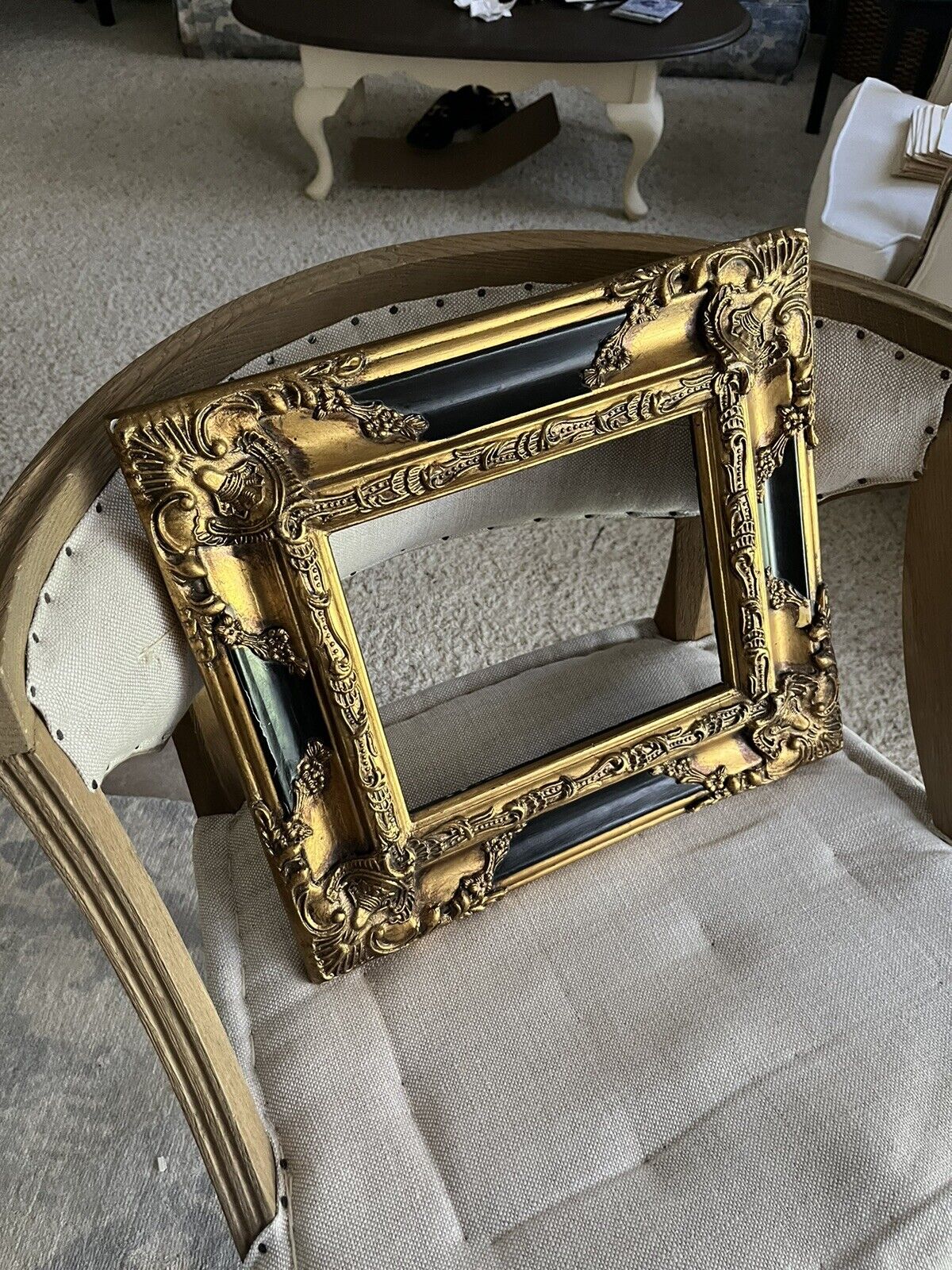 Beautiful Large Gold Gilt Museum Wood Picture frame Made In Italy