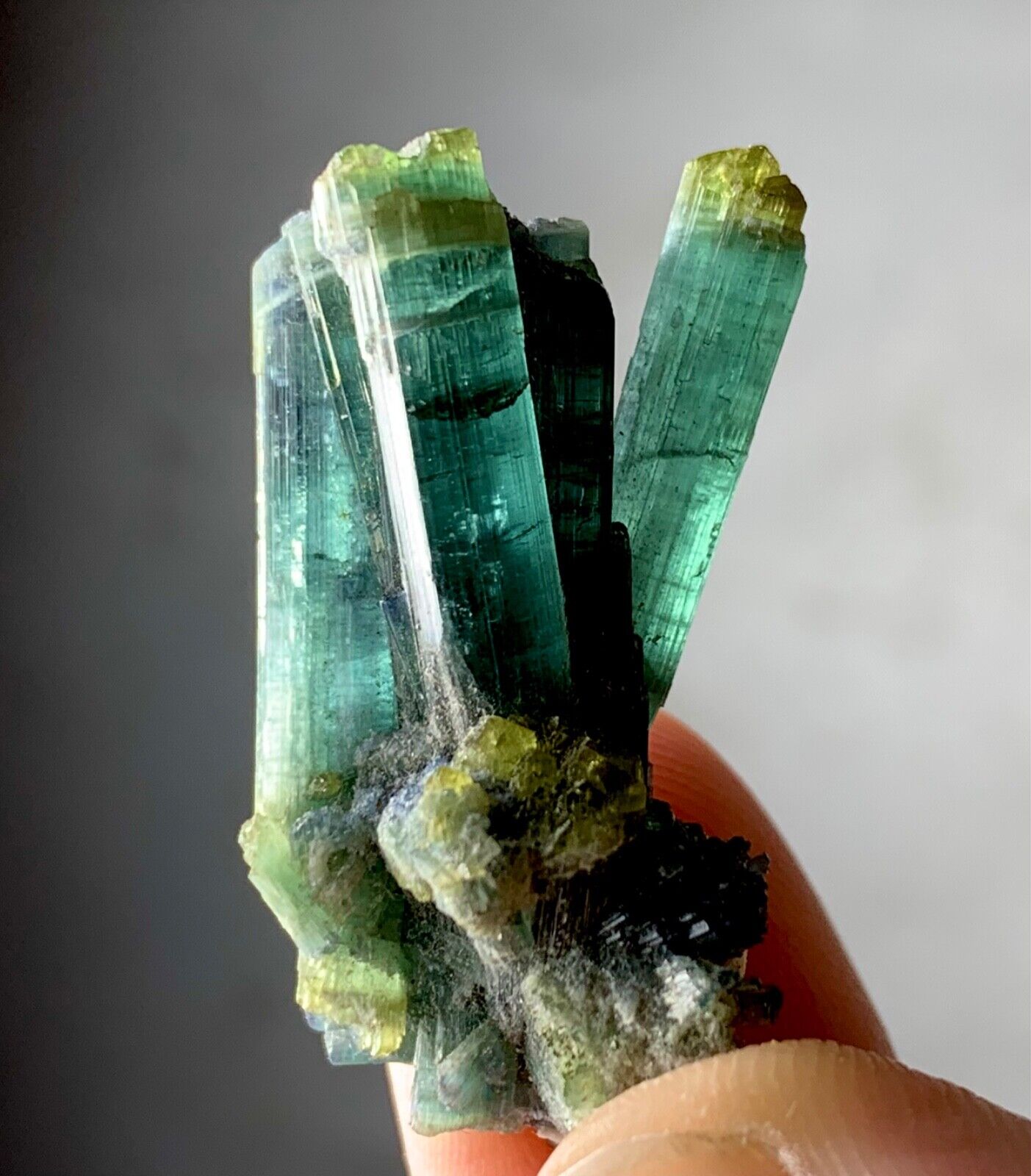 37 Carat Indicolite Tourmaline crystal Specimen from Afghanistan