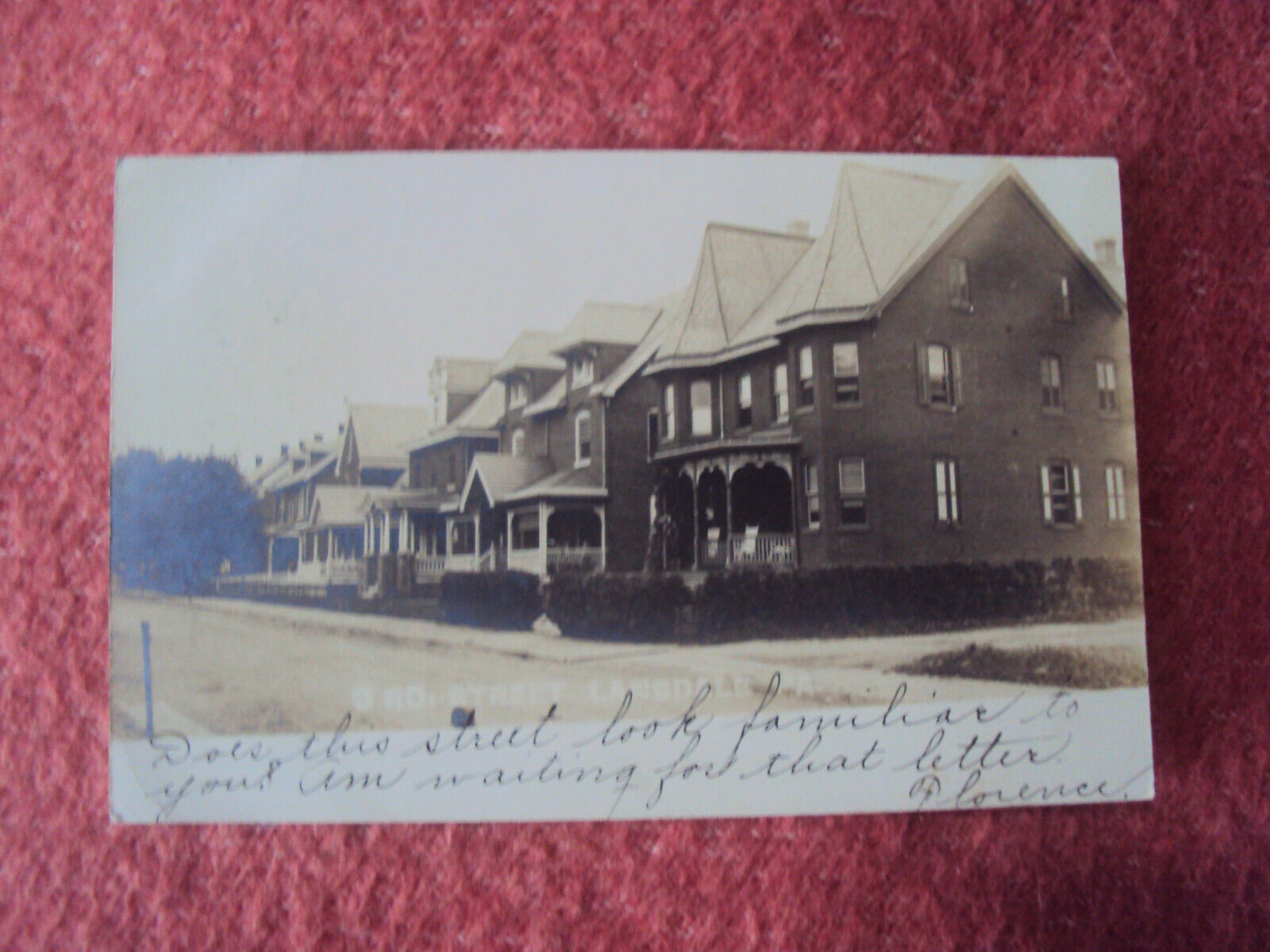 RPPC 3rd Street Lansdale PA Bartholomew  undivided 1906  posted