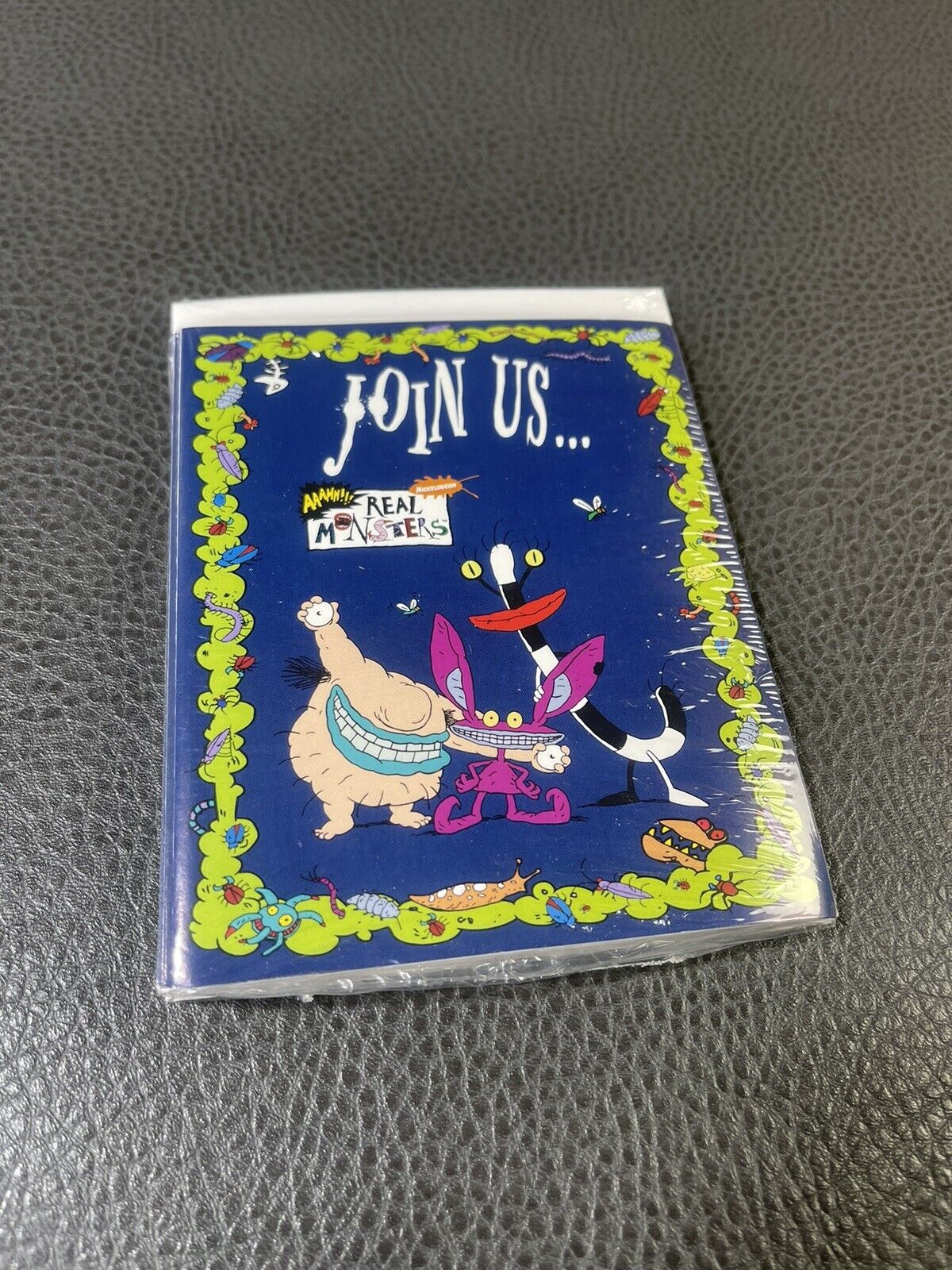 Vintage 1995 AAAHH Real Monsters Party Invitations w Envelopes NOS Nickelodeon