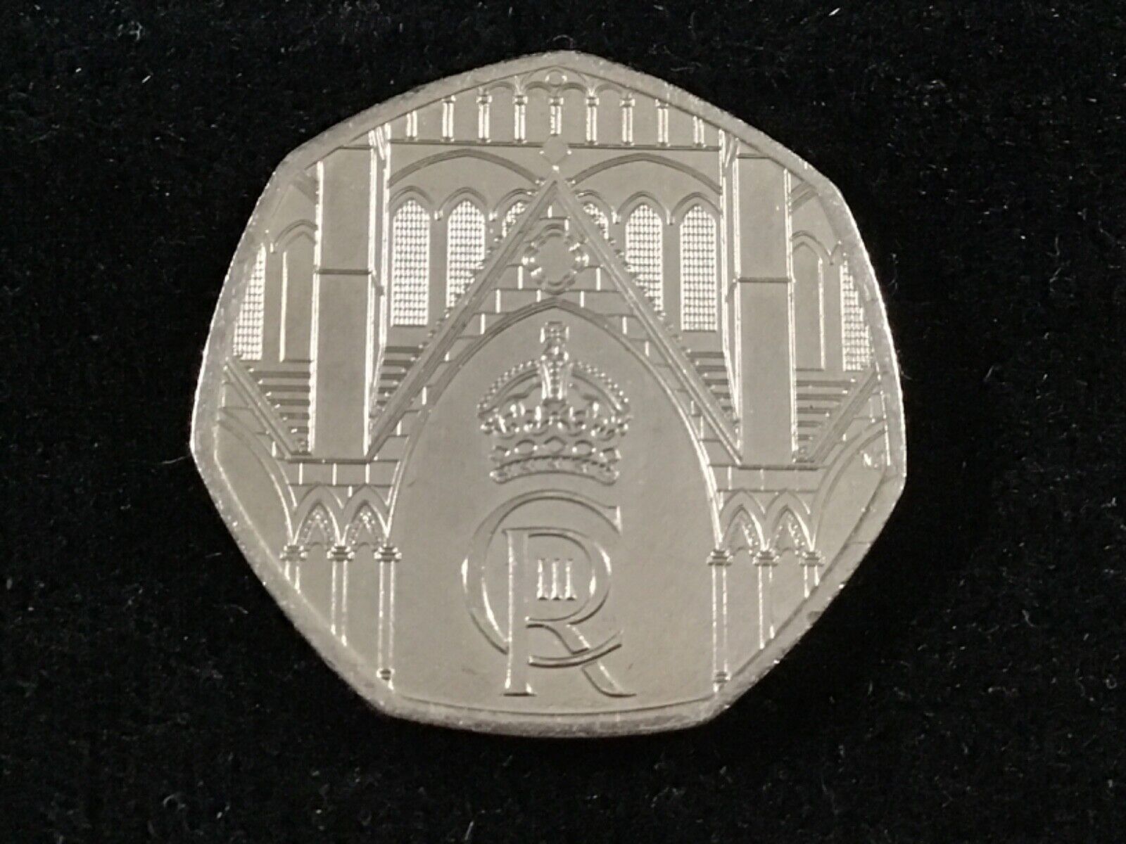 NEW King Charles III 2023 United Kingdom Coronation 50p Pence 1/2 Pound Coin BU
