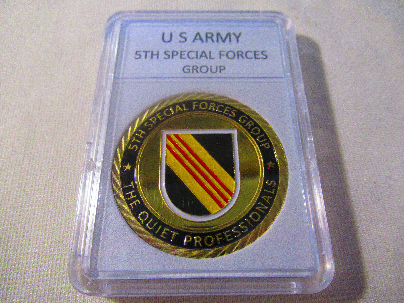 U S ARMY 5th SPECIAL FORCES GROUP (Airborne) Challenge Coin