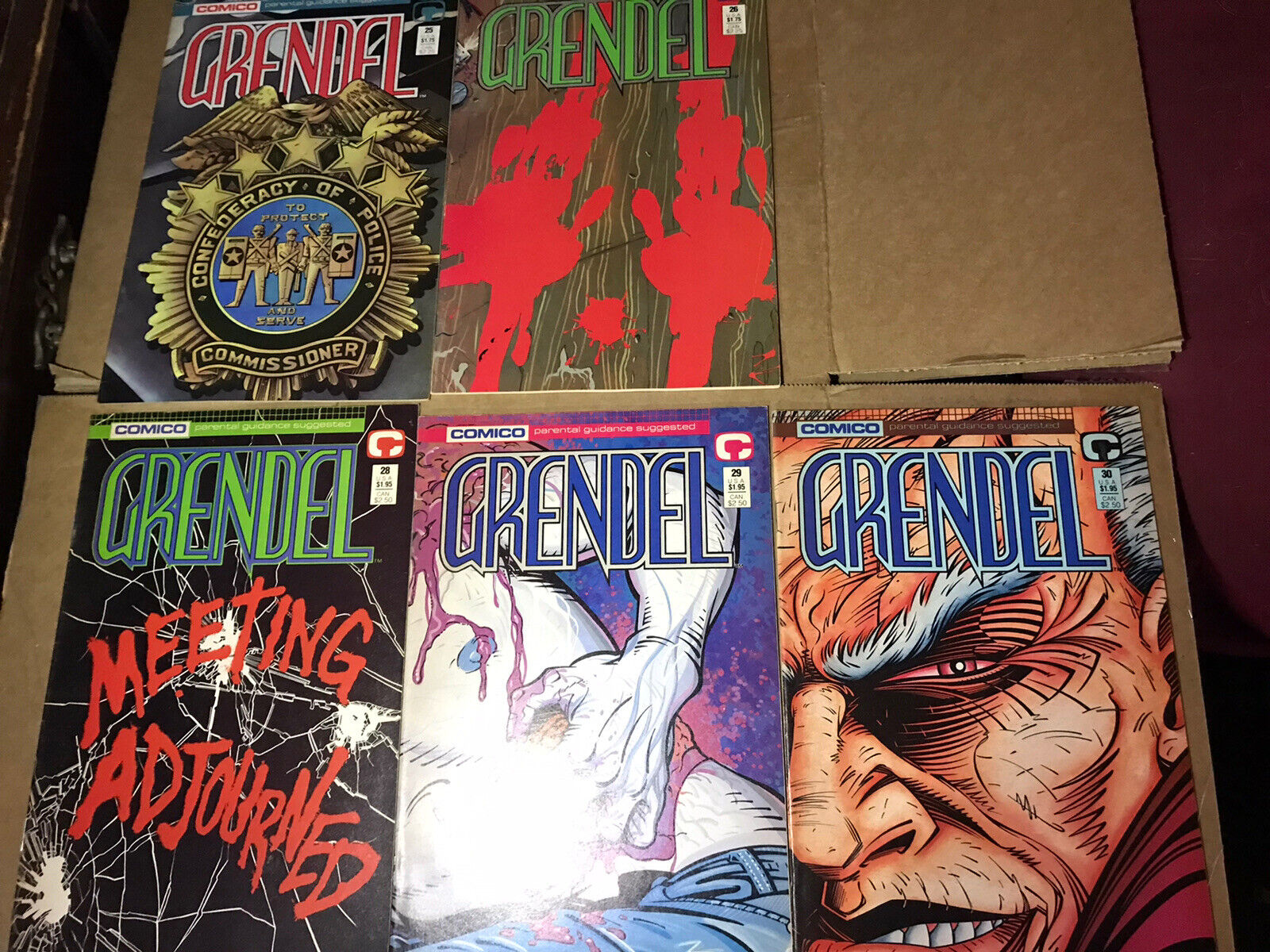 Grendel Lot of 5 issues #25-26, 28-30 Matt Wagner 