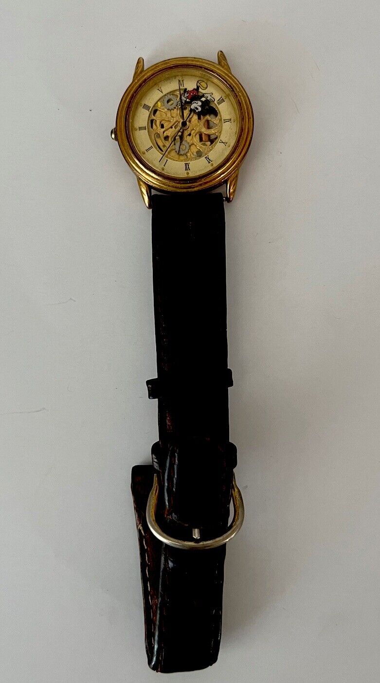RARE Vintage Mickey Mouse Disney Skeleton Watch Dial DS-38.
