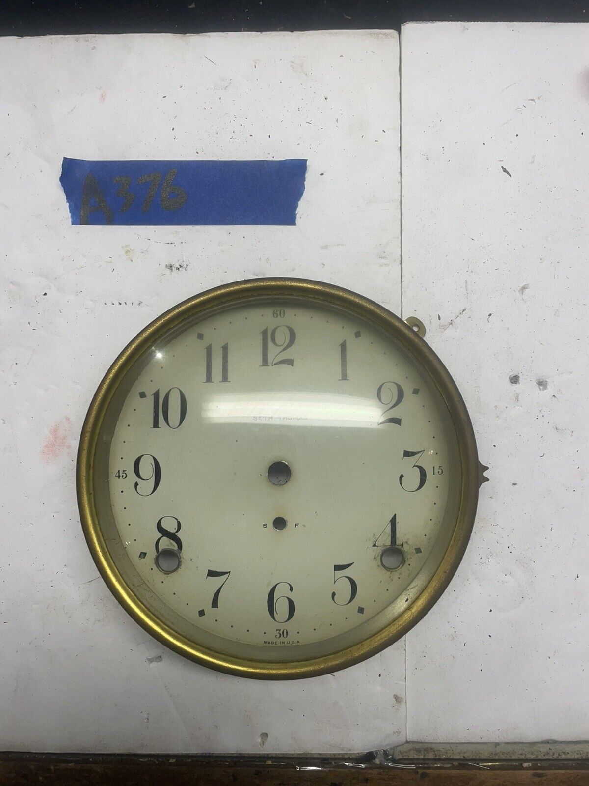 (A376) - Antique Seth Thomas Mantel Clock 5.5\