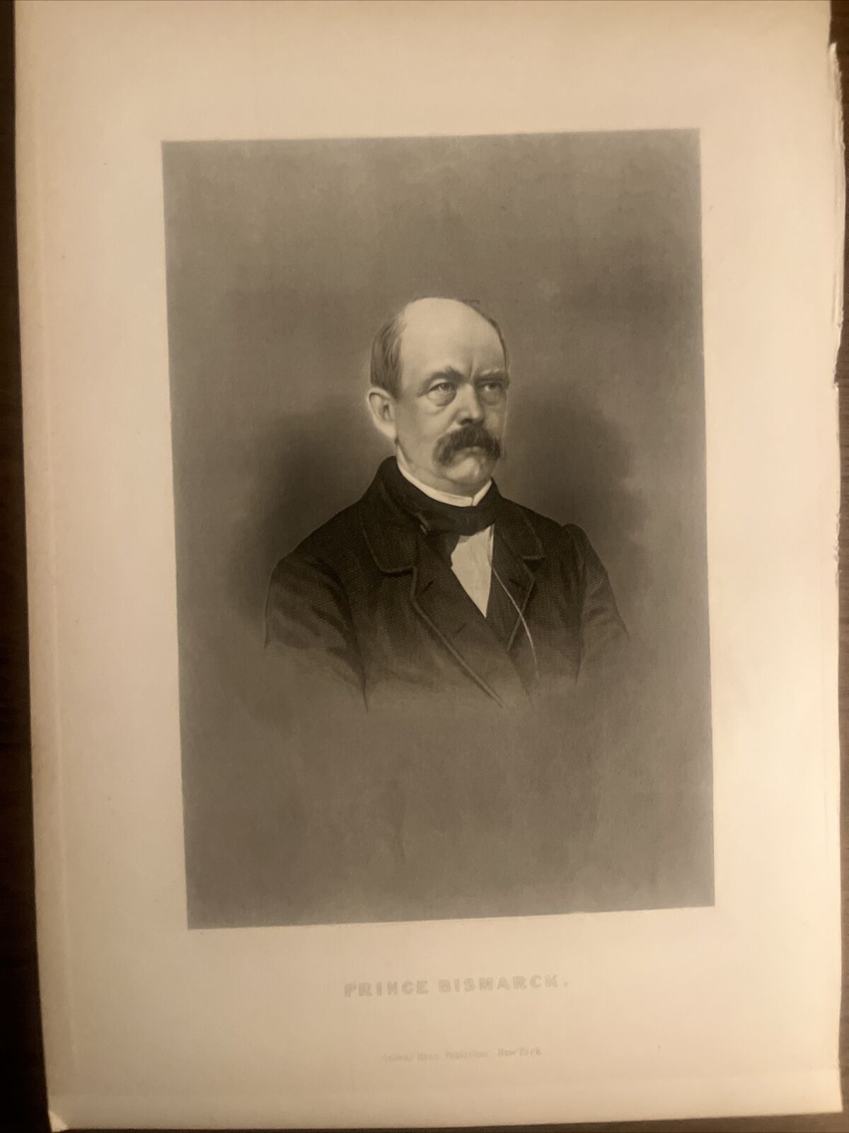 Otto von Bismarck Prince of Bismarck - Selmar Hass. C1898. Book Print