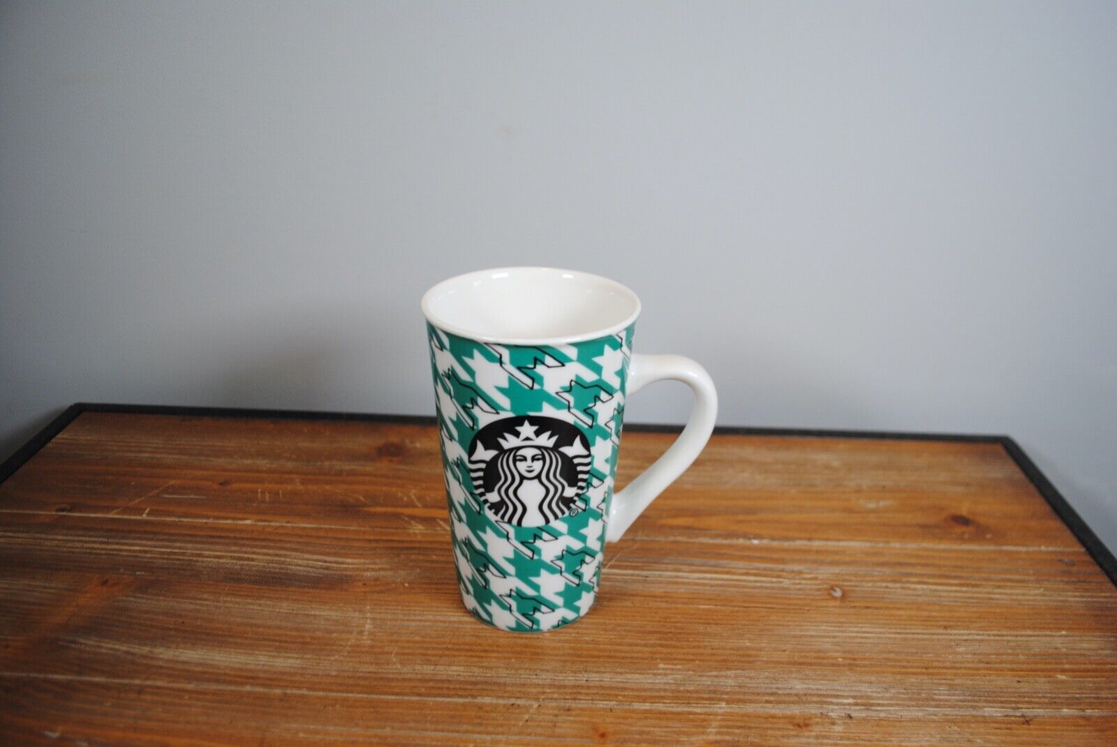 Starbucks Ceramic Coffee Tea Herringbone Designer Mug 16 Oz 2017 Collection