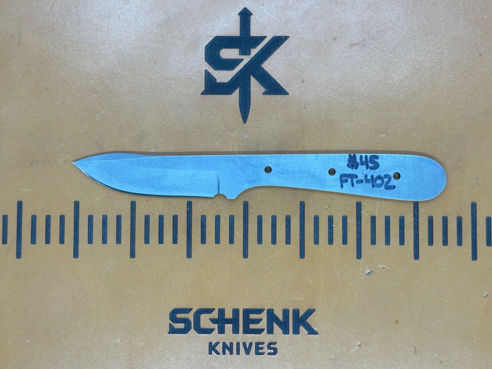 Mink Hunter  1095 High Carbon Steel Knife Blade Knife Supply Blank FT-402