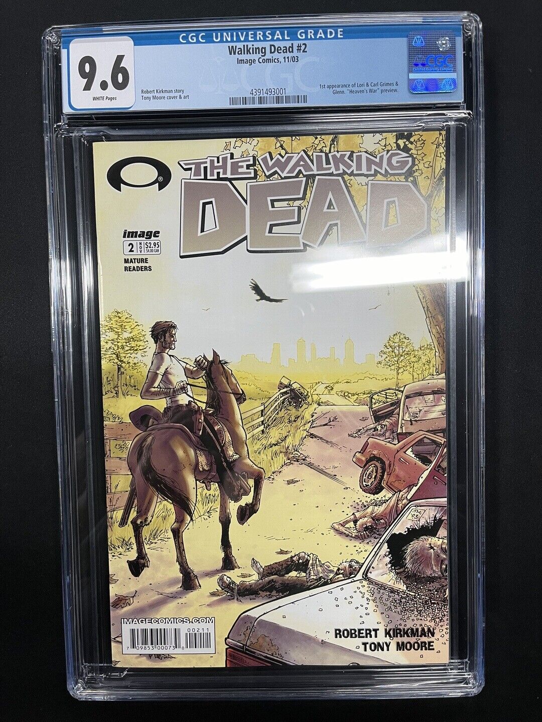 Walking Dead #2 1st Print 9.6 CGC Image Comics