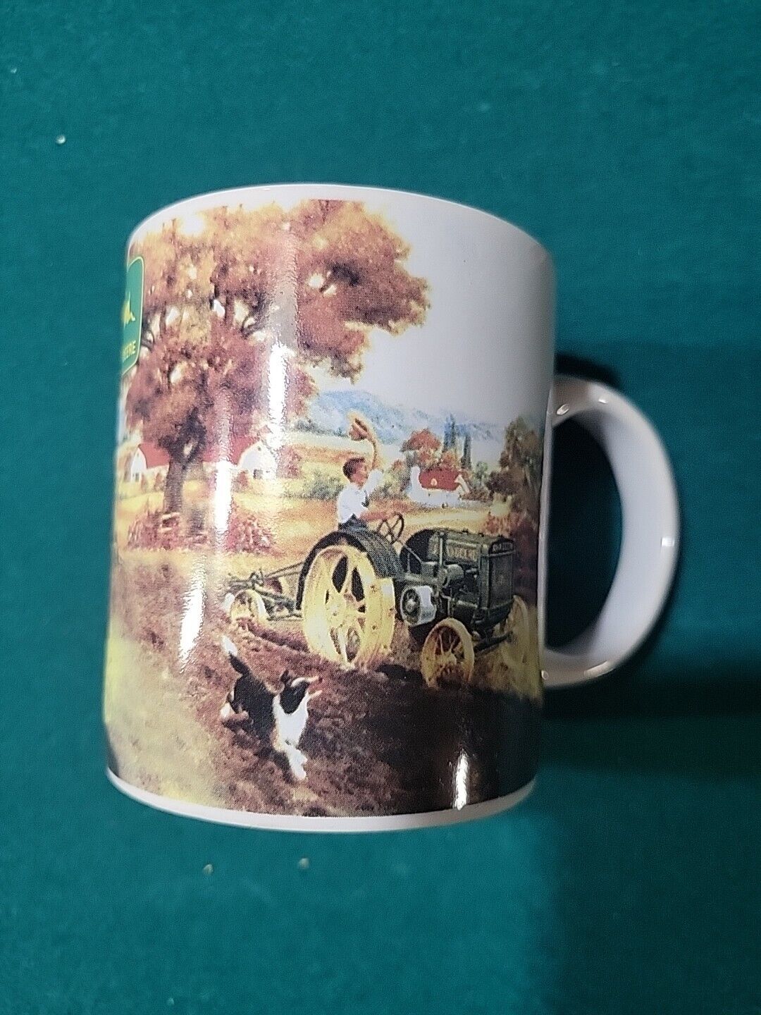 vintage john deere coffee mug