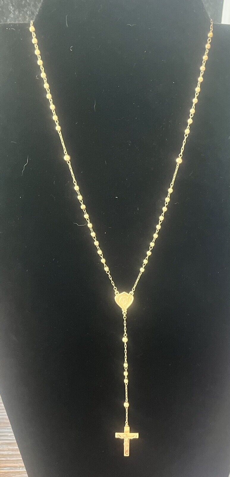 Vintage Bliss Bros. Gold Filled Rosary 4.37g
