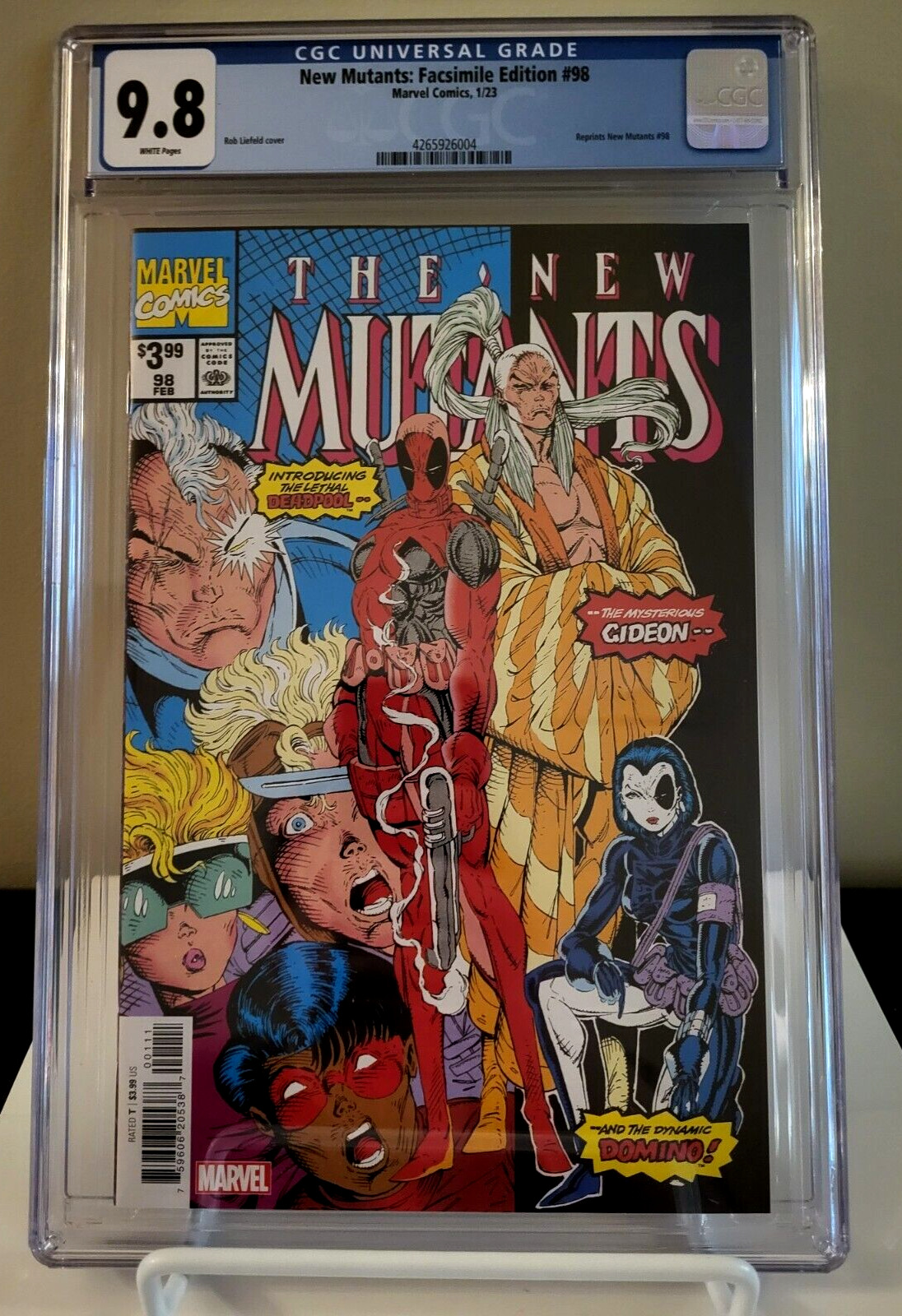 New Mutants: Facsimile Edition #98 CGC 9.8 Reprints 1st Appearance of Deadpool