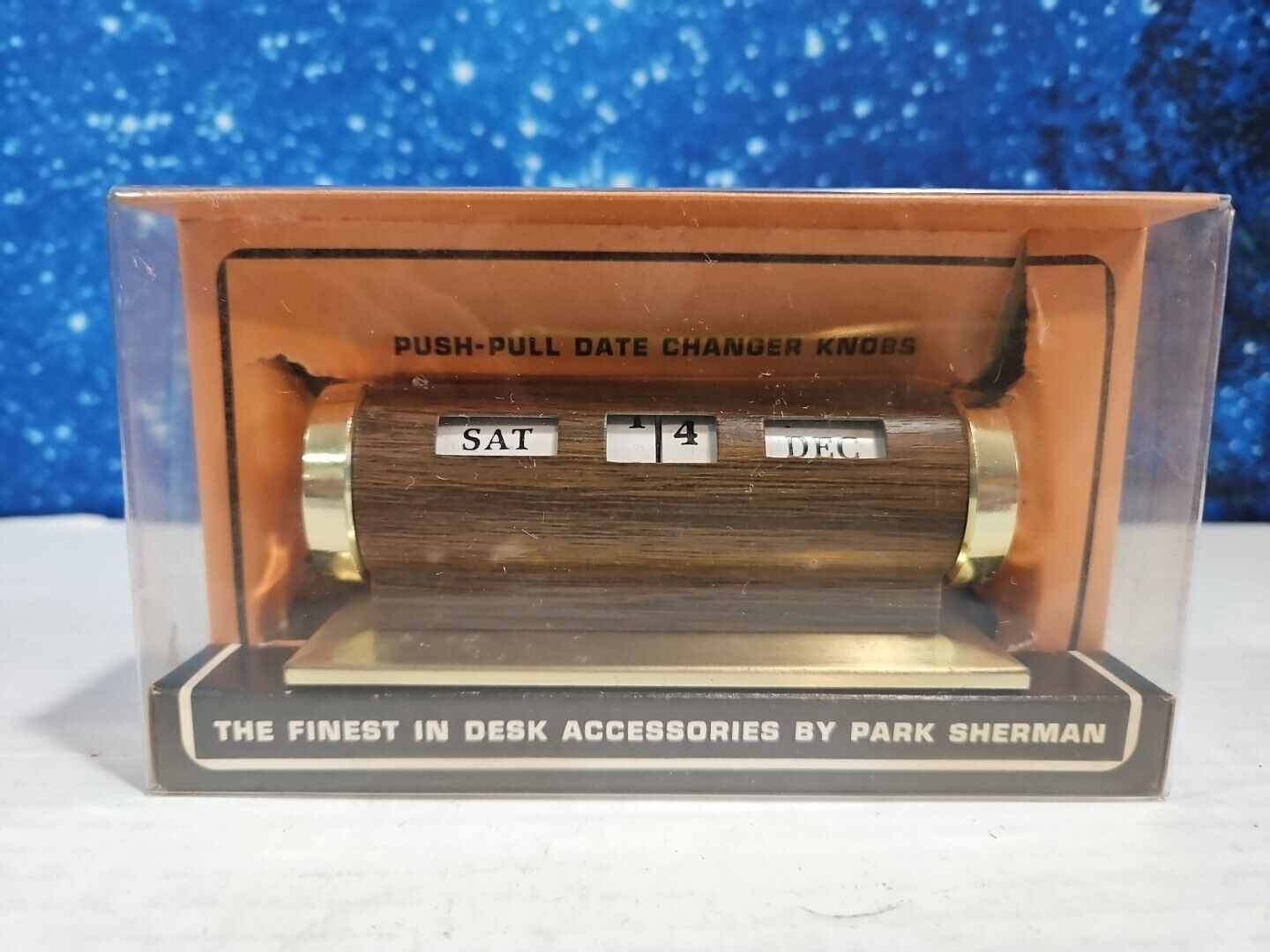 Antique Vintage Park Sherman Perpetual Calendar Push-pull Date Changer Knobs