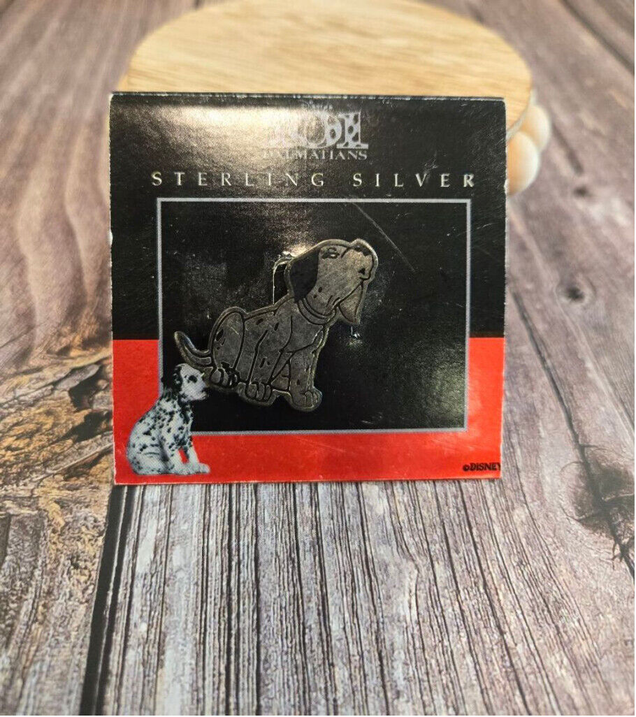 Vintage Disney 101 Dalmatians Sterling Silver Pin