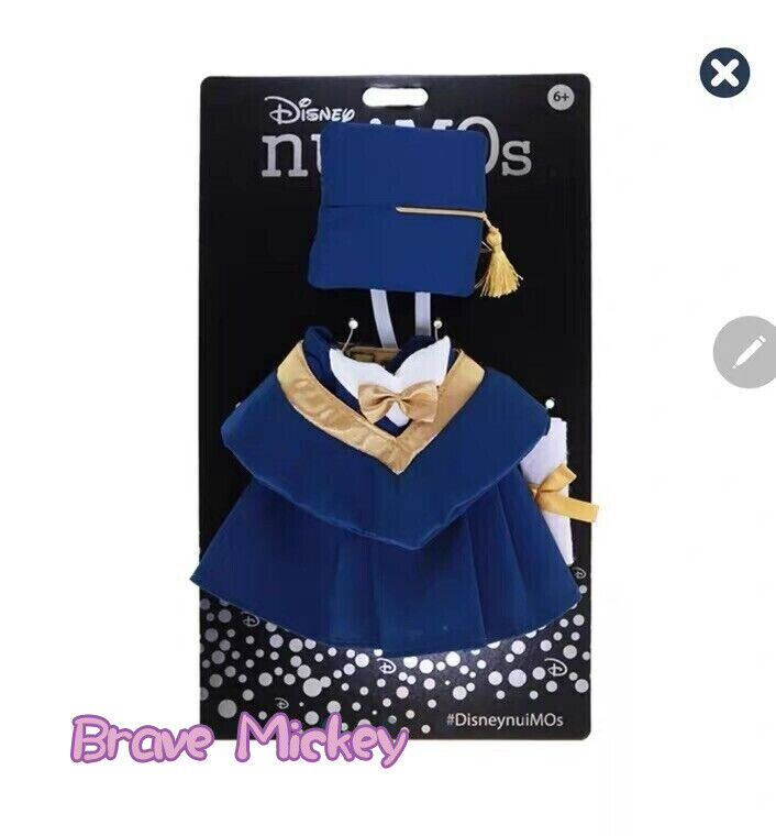 HKDL Hong Kong Disney 2022 nuiMOs Costume Mickey Blue Graduation Outfits
