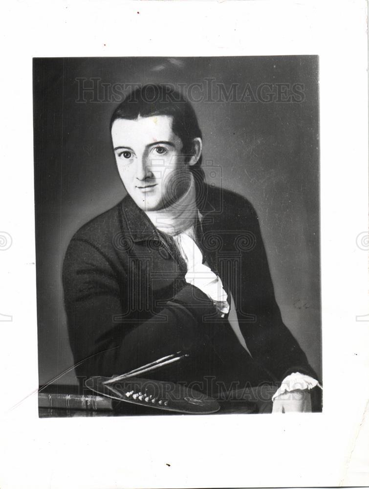 1959 Press Photo Trumbull Self-Portrait - dfpb95665