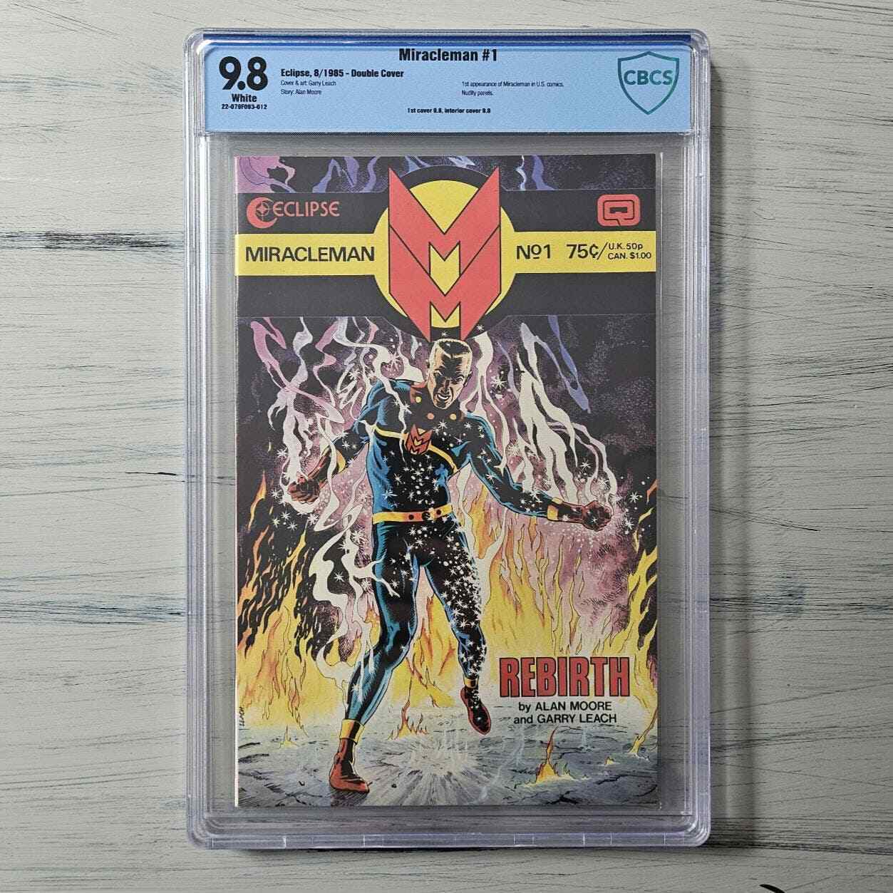 DOUBLE COVER 9.8/9.8 Miracleman #1 CBCS (not CGC) First appearance