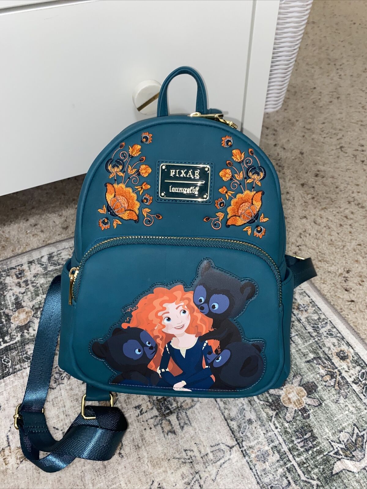 Loungefly Disney Pixar Brave Merida Triplets Mini Backpack NWT