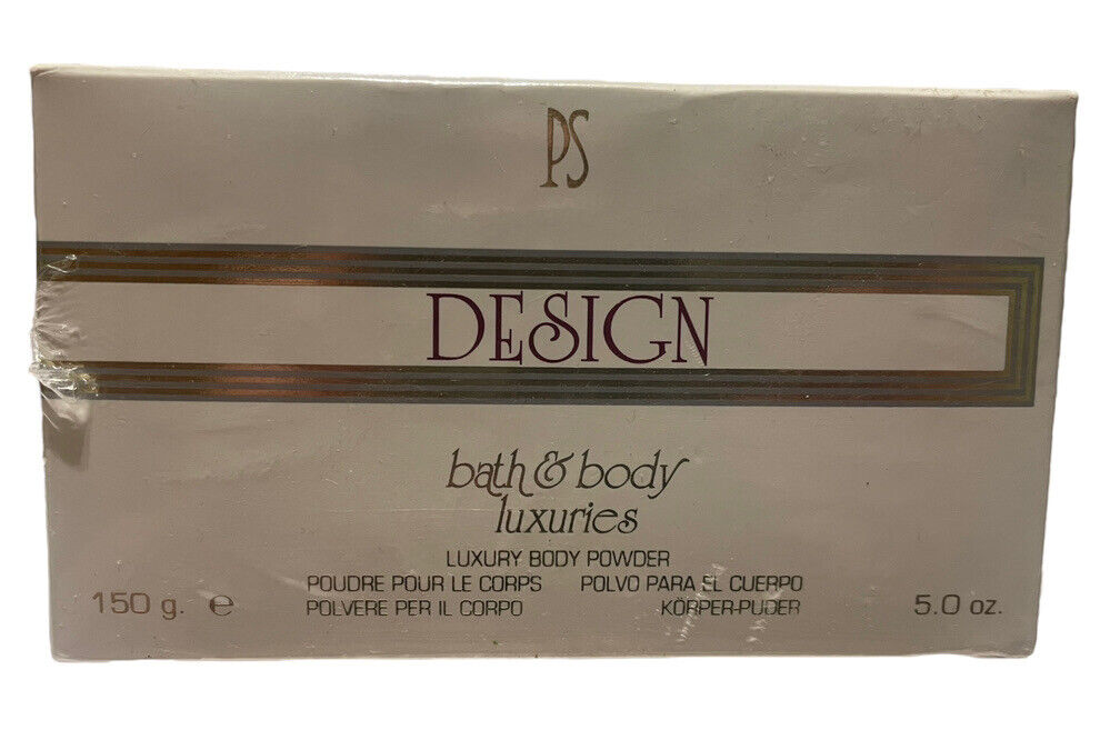 Original RARE Paul Sebastian Design Luxury Body Powder 5.0 oz  for Women -Sealed