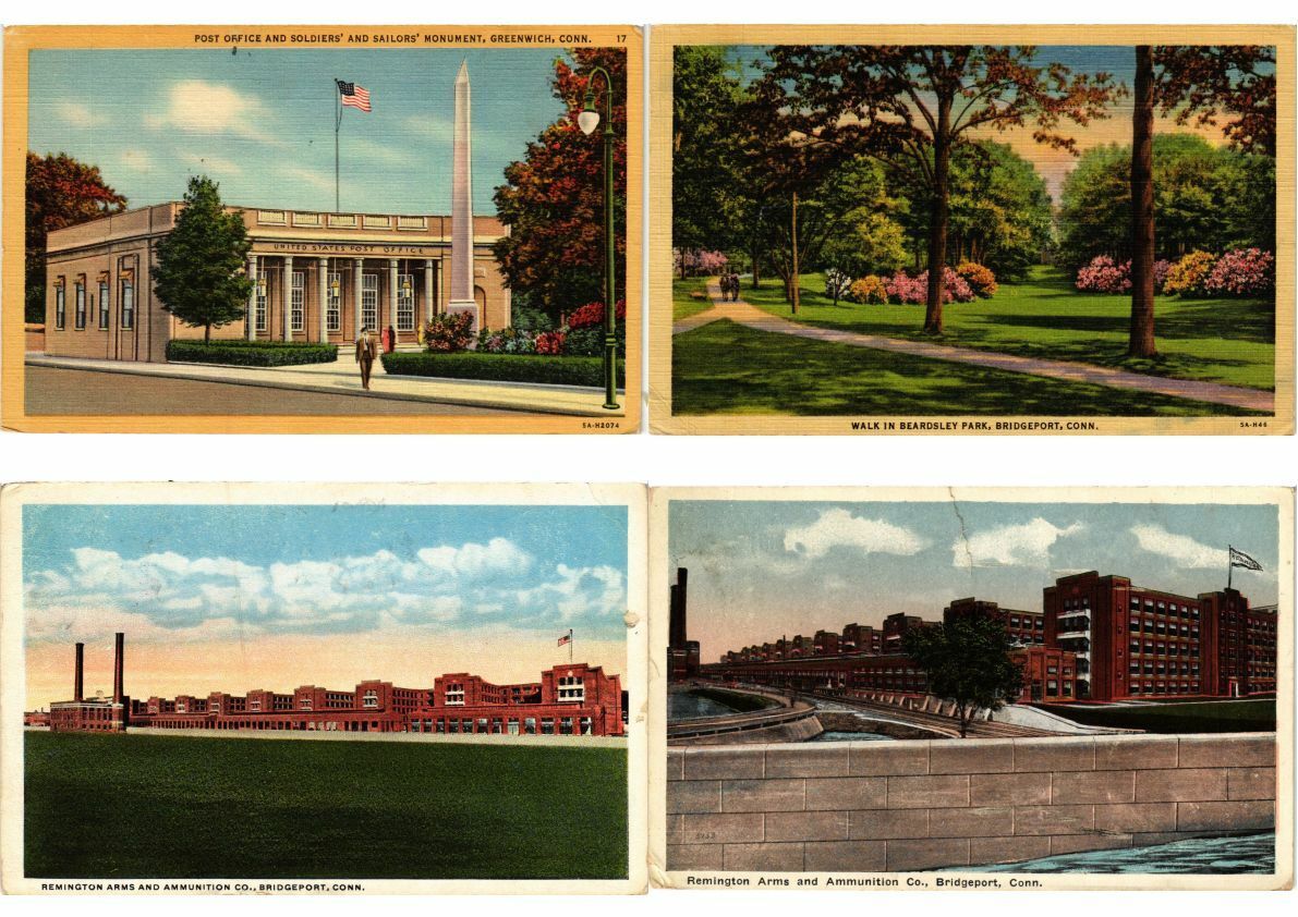 CONNECTICUT (CT) 30 Vintage Postcards Mostly Pre-1950 (L2581)