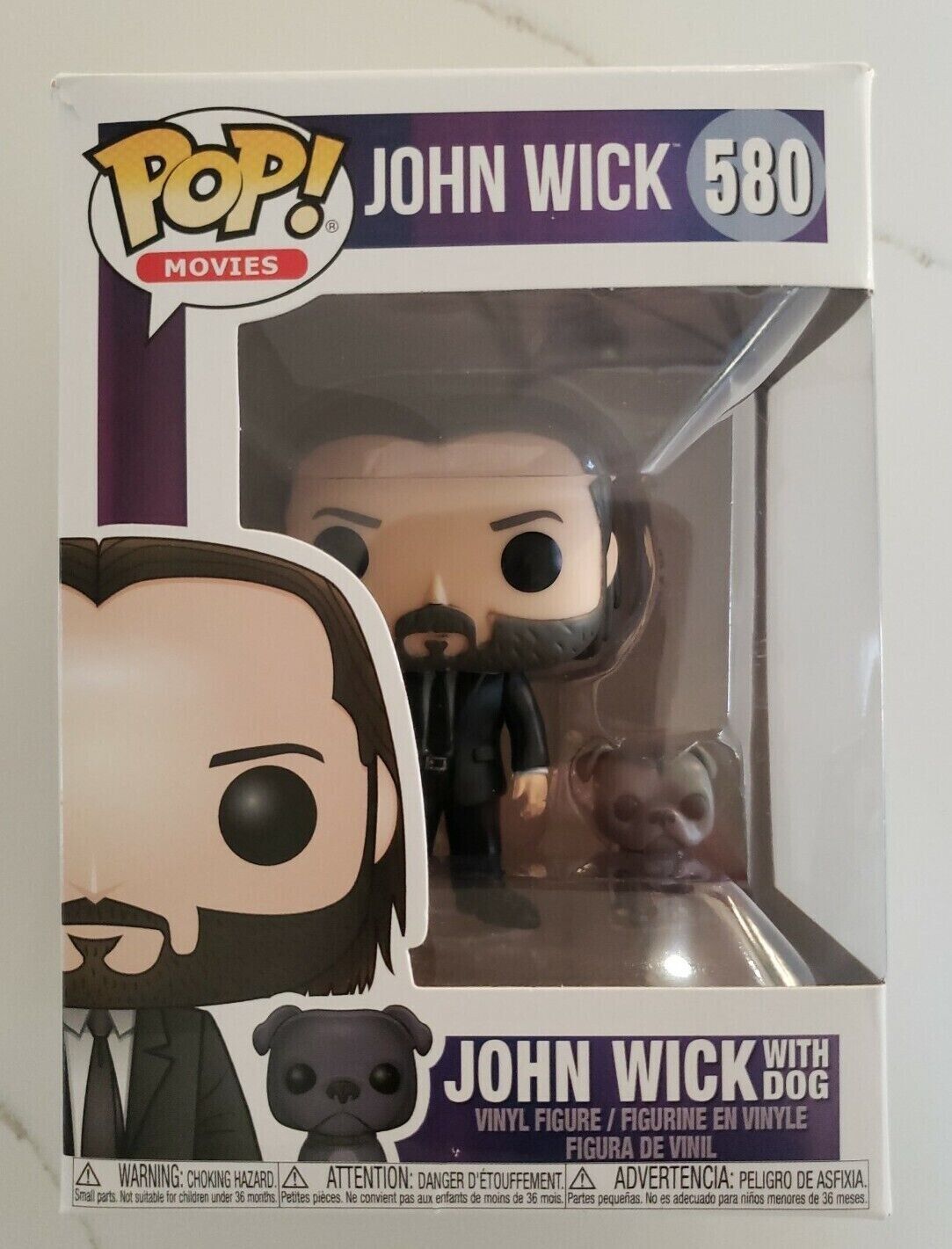 Funko POP John Wick 580# John Wick with Dog Exclusive Toys Vinyl Action Figures
