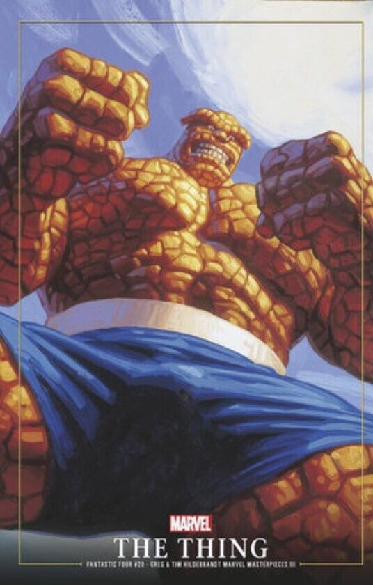 👫👬 FANTASTIC FOUR #20 THE THING MARVEL MASTERPIECES III VAR *5/08/24 PRESALE