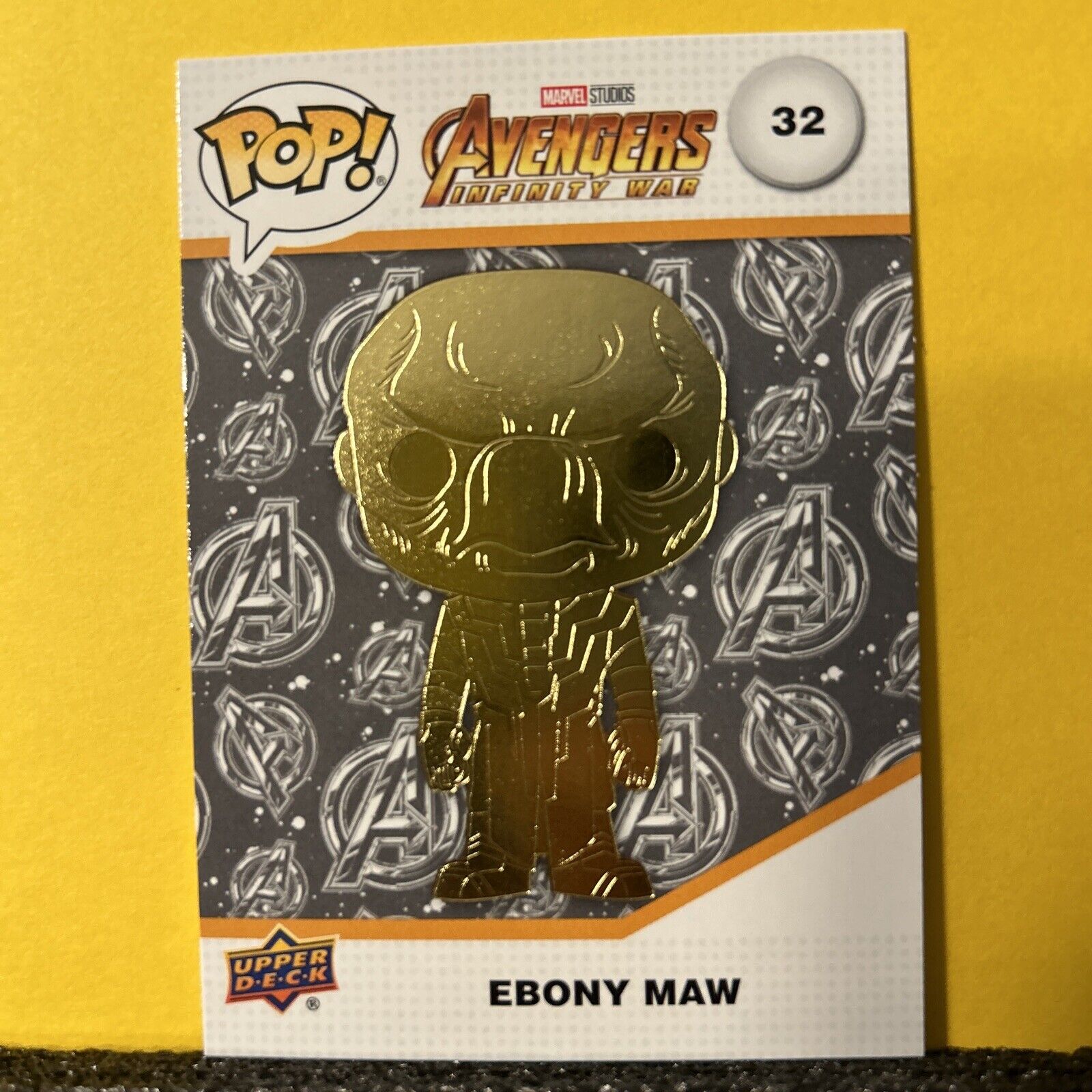 2023 Upper Deck Funko Pop Marvel Infinity Saga Platinum #32 Ebony Maw